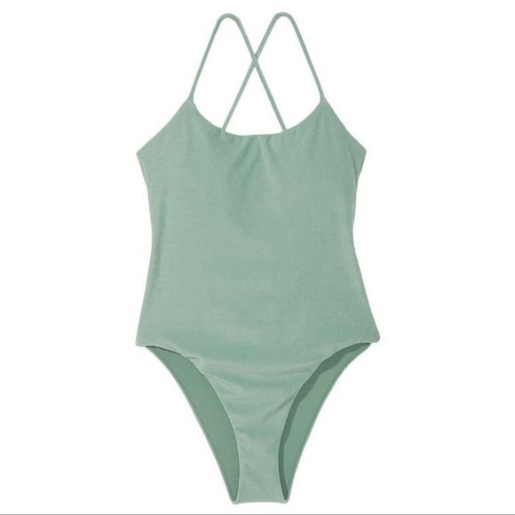 Victoria’s Secret Terrycloth Suit Seasalt Swimsuit - Picture 3 of 11